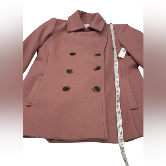 NWT Elegant Old Navy Pink Double-Breasted Women's Coat - Picture 5 of 8